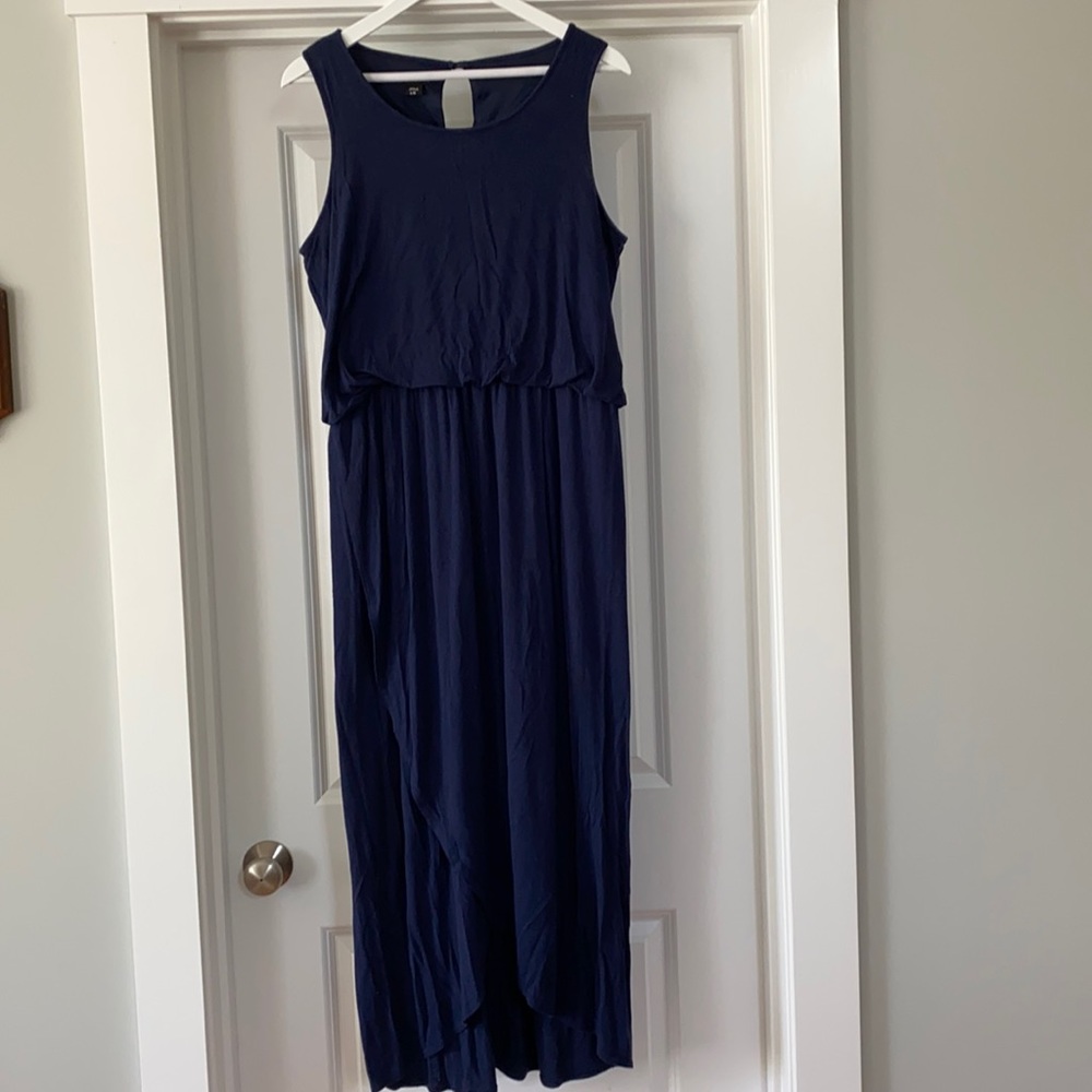 Navy MIDI Dress